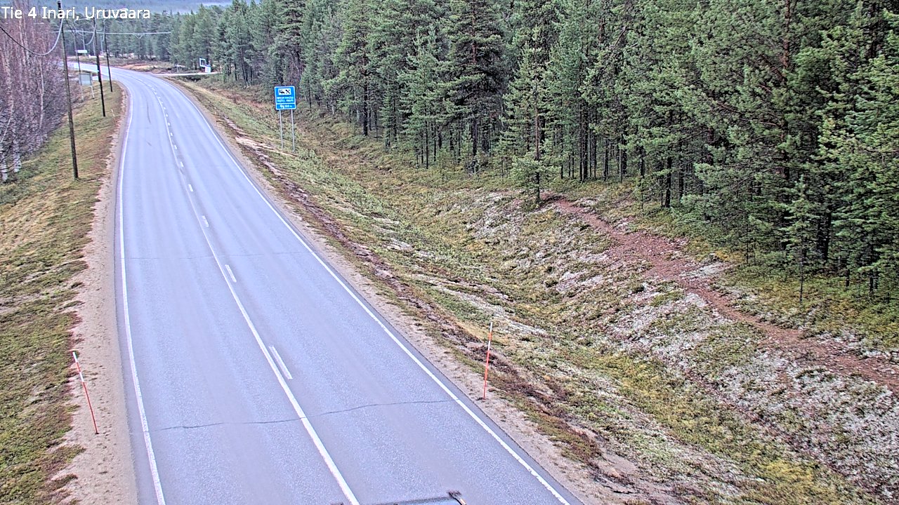 Kelikamerat Kuva Tie 4 Inari, Uruvaara, Inari, Lappi