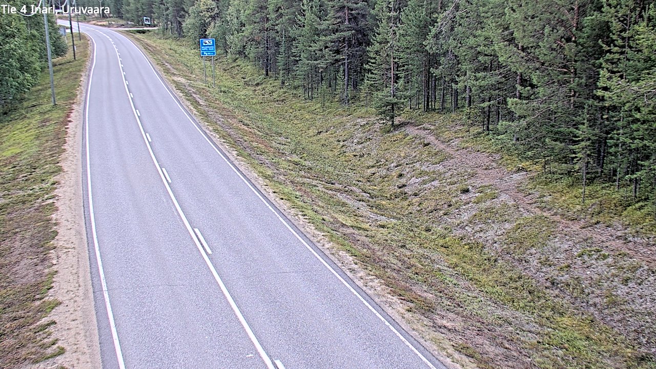 Weather Camera Image Road 4 Inari, Uruvaara, Inari, Lappi