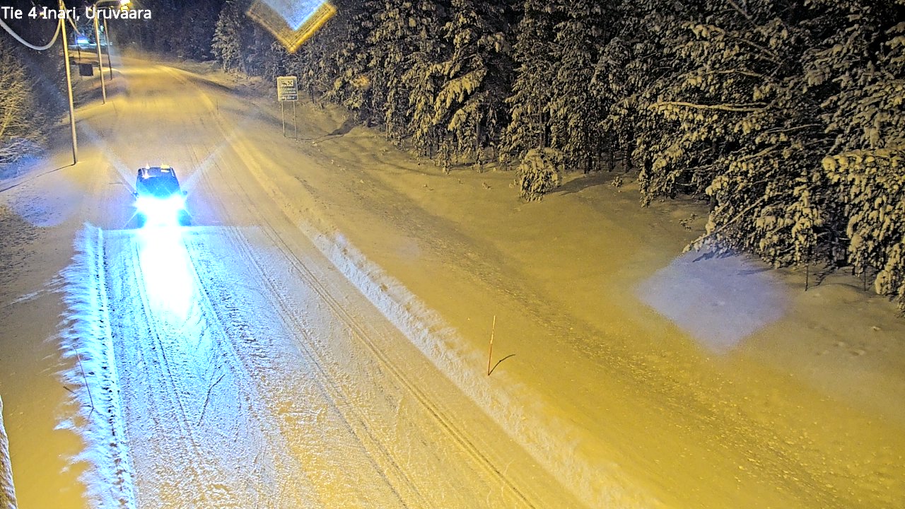 Kelikamerat Kuva Tie 4 Inari, Uruvaara, Inari, Lappi