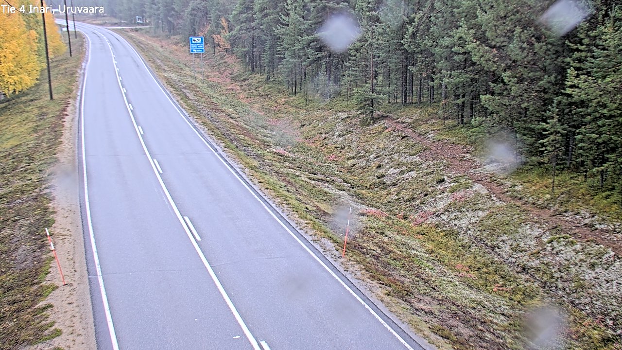 Weather Camera Image Road 4 Inari, Uruvaara, Inari, Lappi