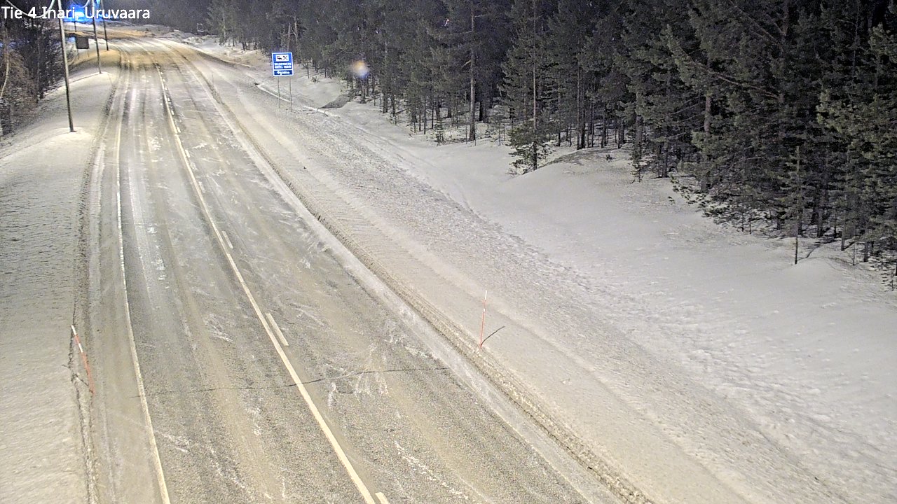 Kelikamerat Kuva Tie 4 Inari, Uruvaara, Inari, Lappi