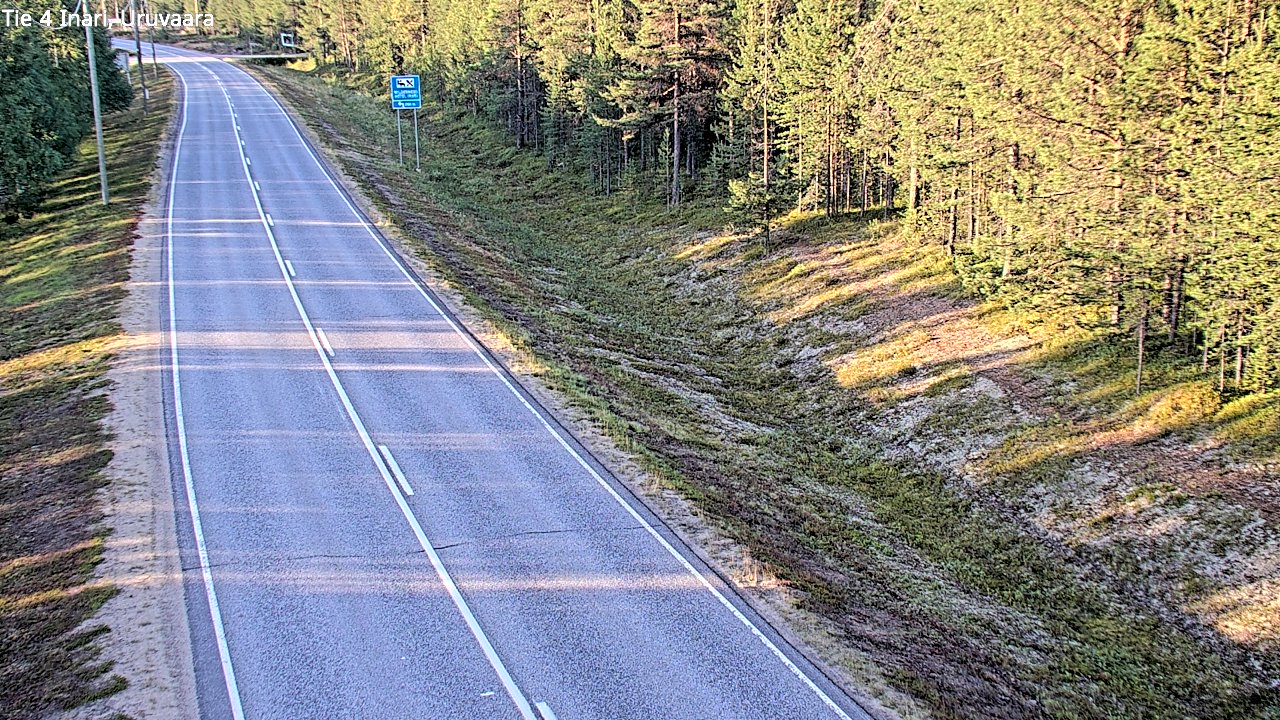 Weather Camera Image Road 4 Inari, Uruvaara, Inari, Lappi