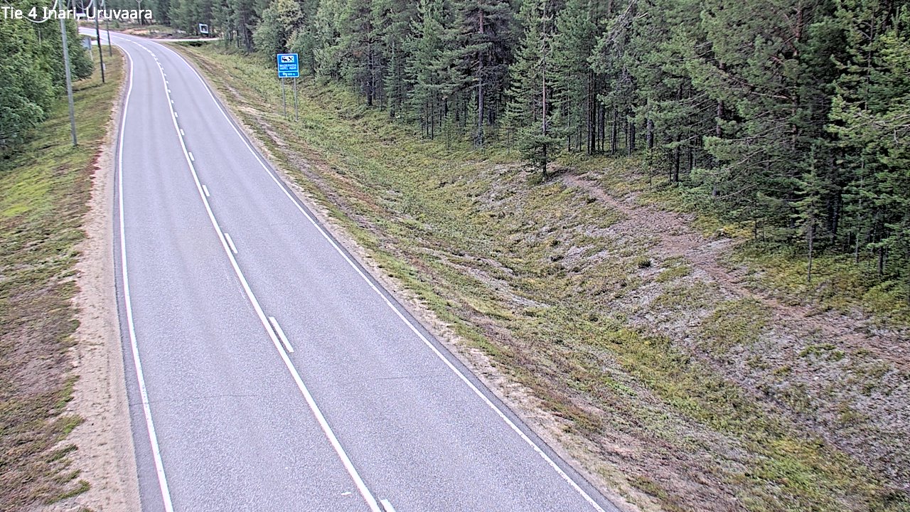 Weather Camera Image Road 4 Inari, Uruvaara, Inari, Lappi