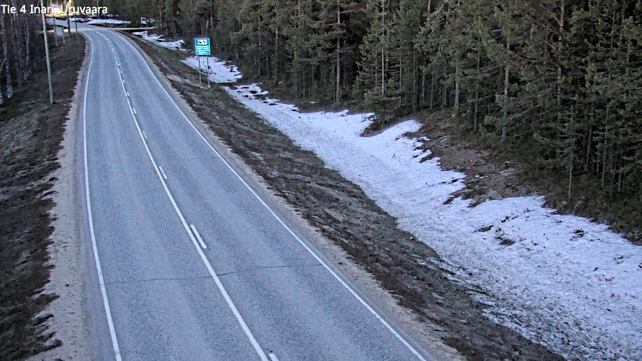 Kelikamerat Kuva Tie 4 Inari, Uruvaara, Inari, Lappi
