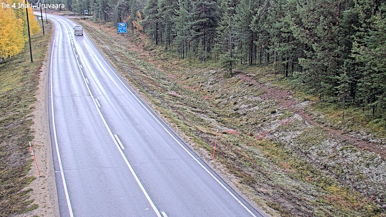 Weather Camera Image Road 4 Inari, Uruvaara, Inari, Lappi