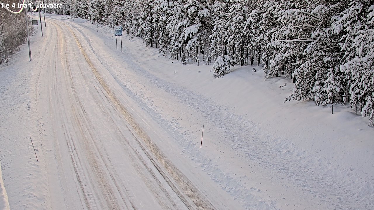 Weather Camera Image Road 4 Inari, Uruvaara, Inari, Lappi