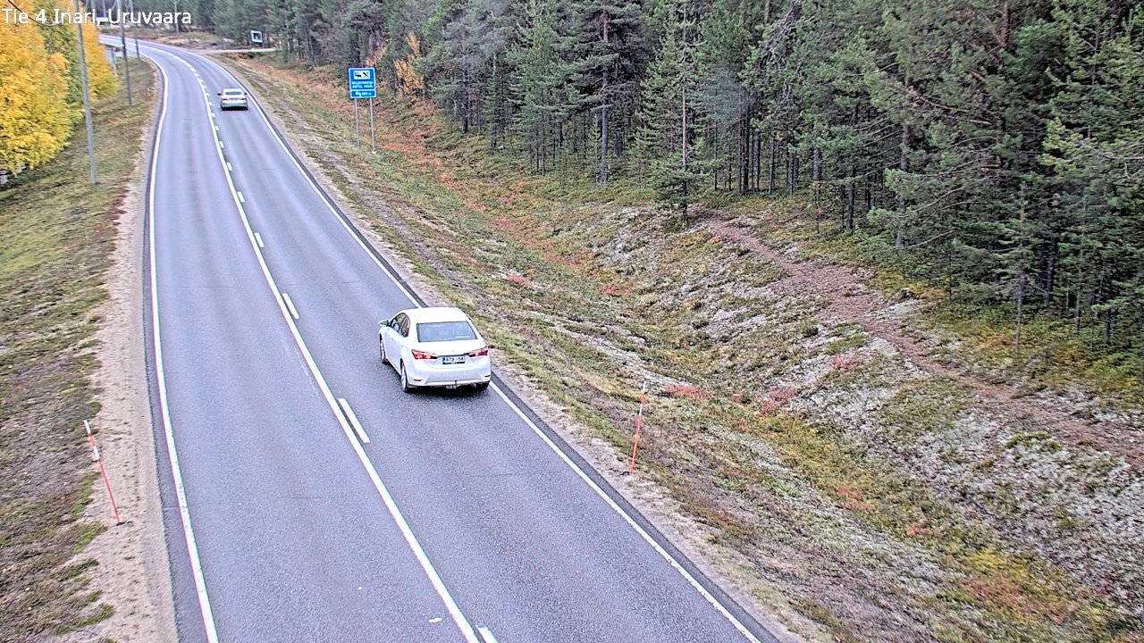 Kelikamerat Kuva Tie 4 Inari, Uruvaara, Inari, Lappi
