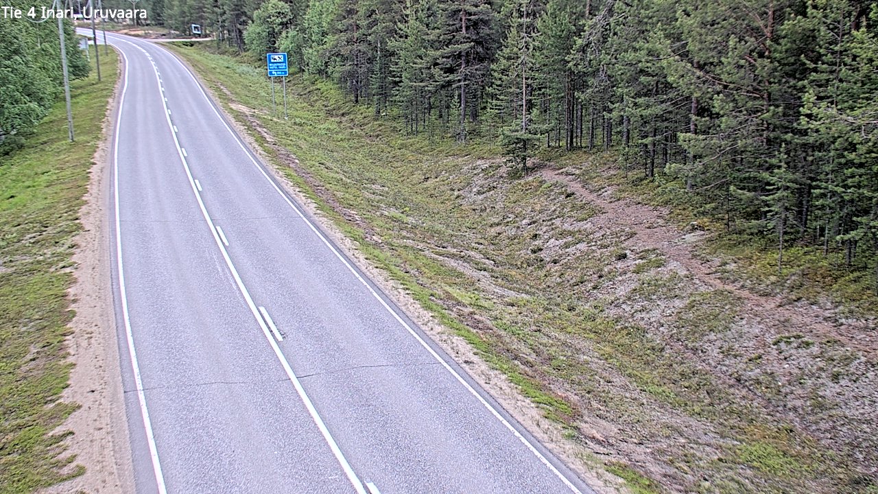 Kelikamerat Kuva Tie 4 Inari, Uruvaara, Inari, Lappi