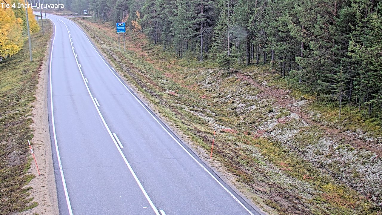 Kelikamerat Kuva Tie 4 Inari, Uruvaara, Inari, Lappi
