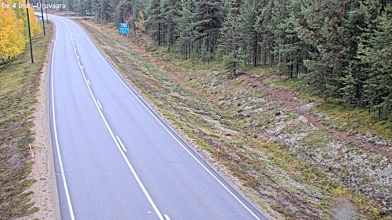Weather Camera Image Road 4 Inari, Uruvaara, Inari, Lappi
