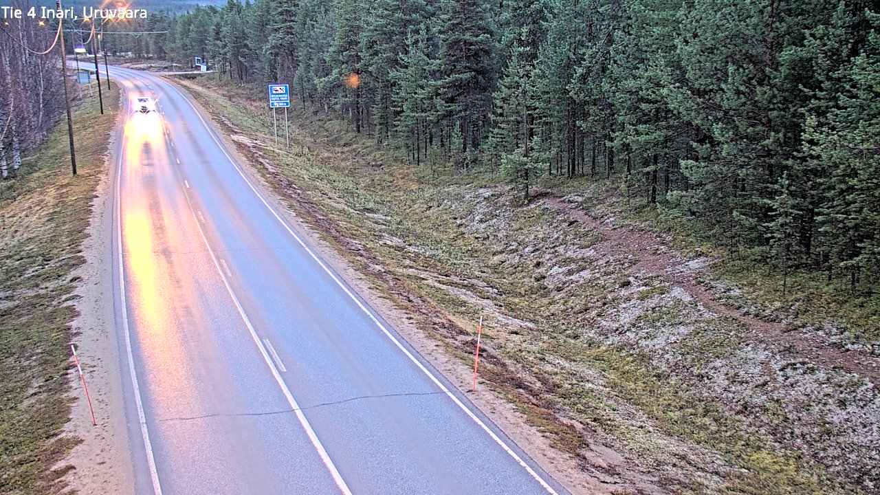 Kelikamerat Kuva Tie 4 Inari, Uruvaara, Inari, Lappi