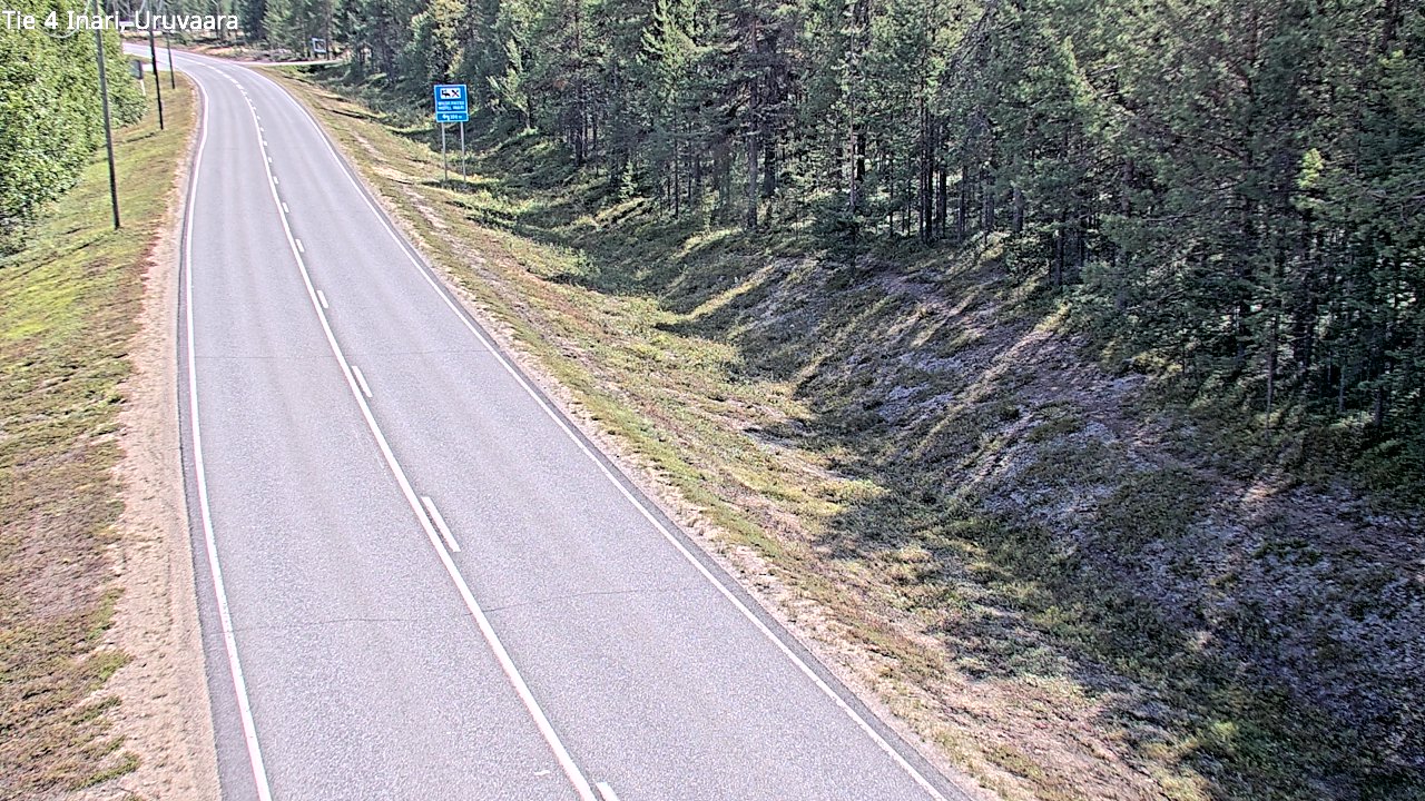 Weather Camera Image Road 4 Inari, Uruvaara, Inari, Lappi