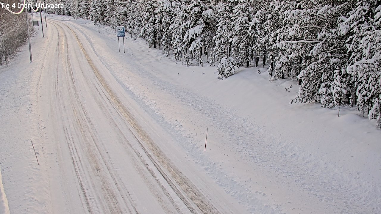 Weather Camera Image Road 4 Inari, Uruvaara, Inari, Lappi