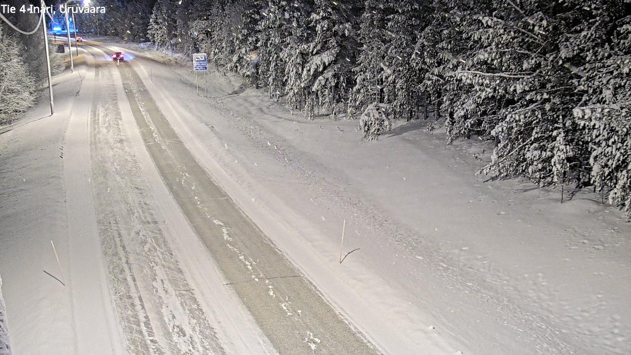 Kelikamerat Kuva Tie 4 Inari, Uruvaara, Inari, Lappi