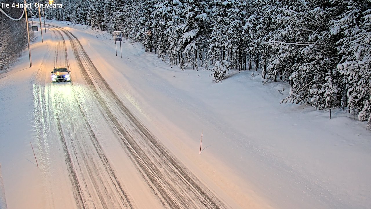 Kelikamerat Kuva Tie 4 Inari, Uruvaara, Inari, Lappi