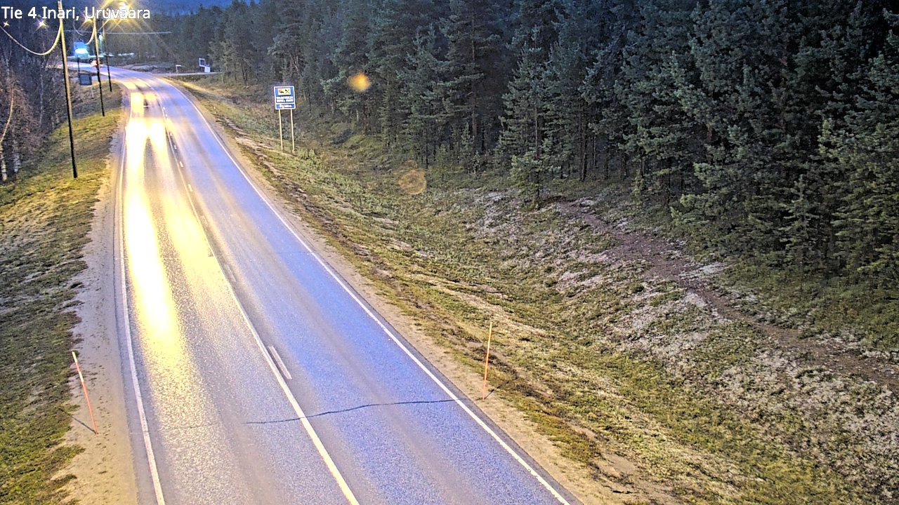 Kelikamerat Kuva Tie 4 Inari, Uruvaara, Inari, Lappi