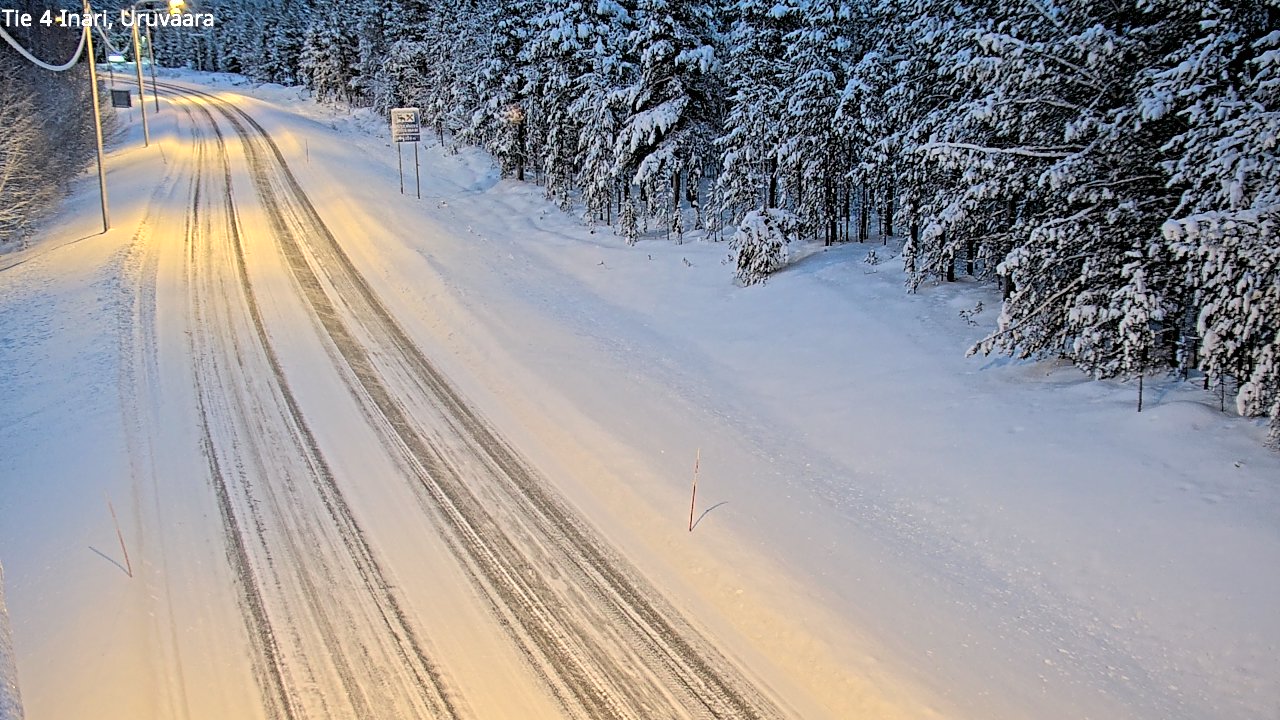Kelikamerat Kuva Tie 4 Inari, Uruvaara, Inari, Lappi