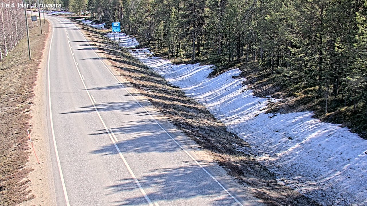 Weather Camera Image Road 4 Inari, Uruvaara, Inari, Lappi