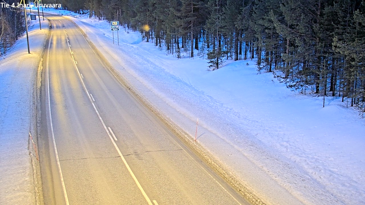 Kelikamerat Kuva Tie 4 Inari, Uruvaara, Inari, Lappi