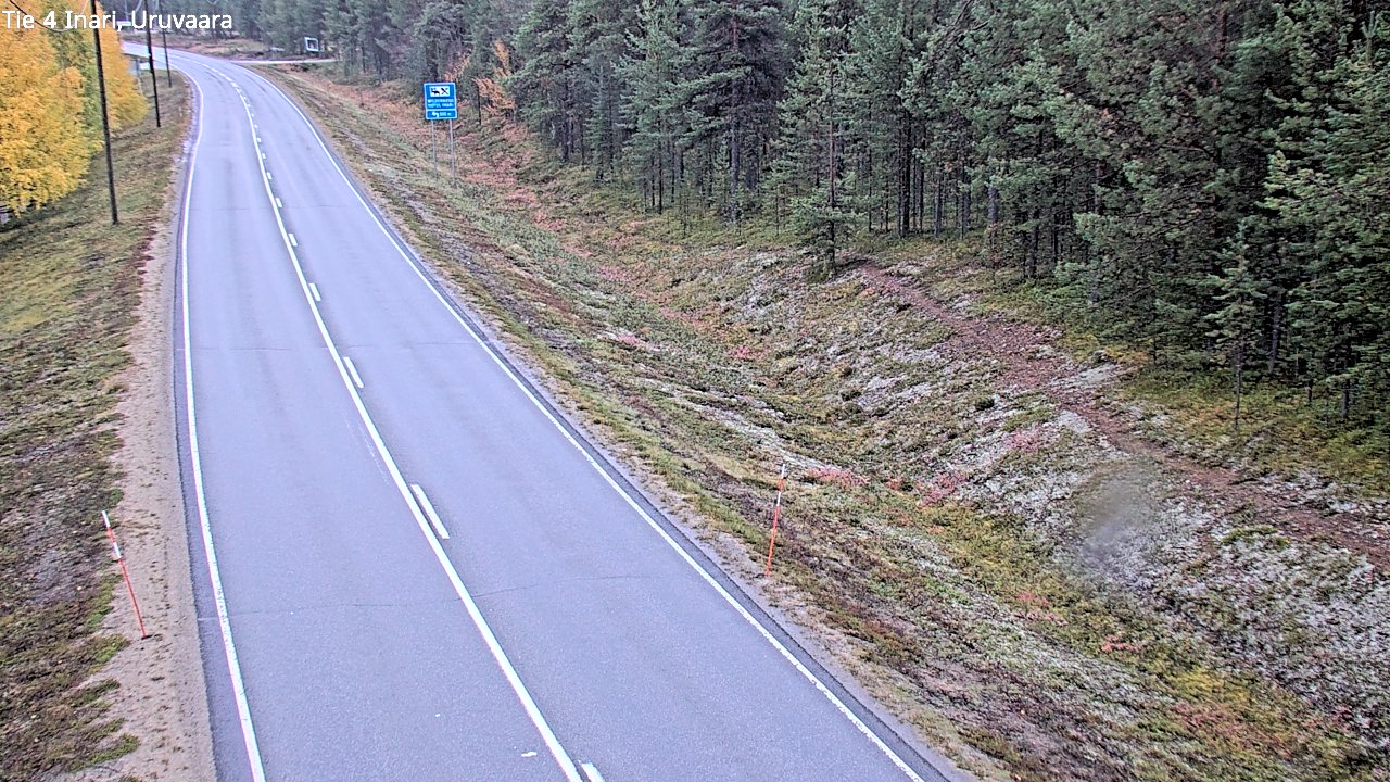 Kelikamerat Kuva Tie 4 Inari, Uruvaara, Inari, Lappi