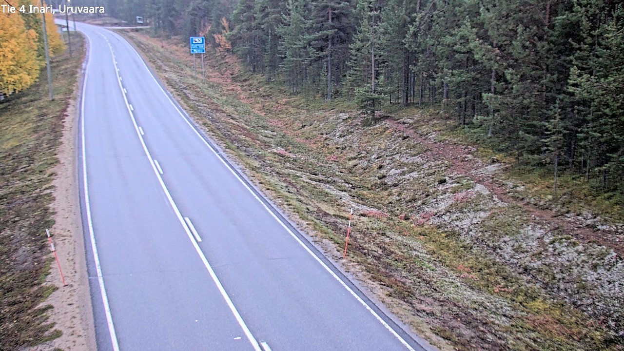 Kelikamerat Kuva Tie 4 Inari, Uruvaara, Inari, Lappi