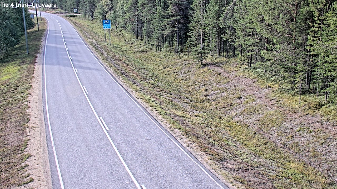 Weather Camera Image Road 4 Inari, Uruvaara, Inari, Lappi