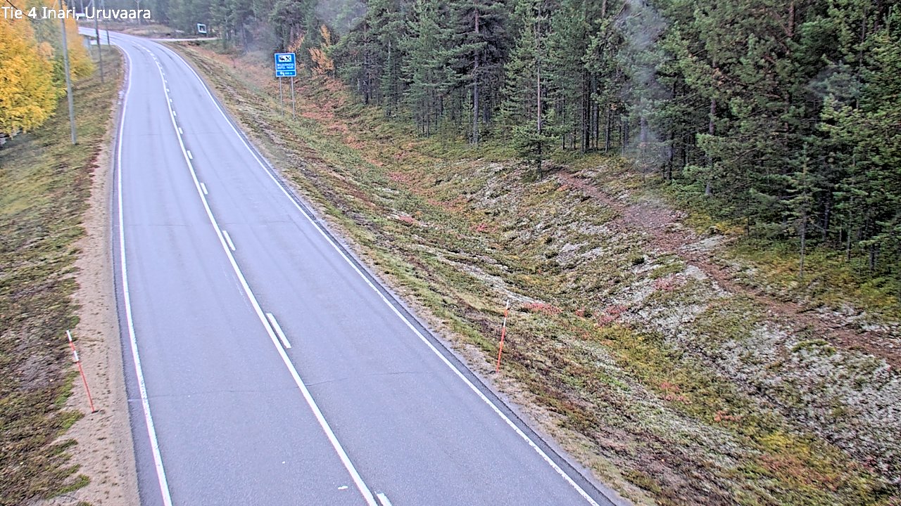 Kelikamerat Kuva Tie 4 Inari, Uruvaara, Inari, Lappi