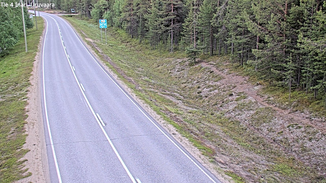 Kelikamerat Kuva Tie 4 Inari, Uruvaara, Inari, Lappi