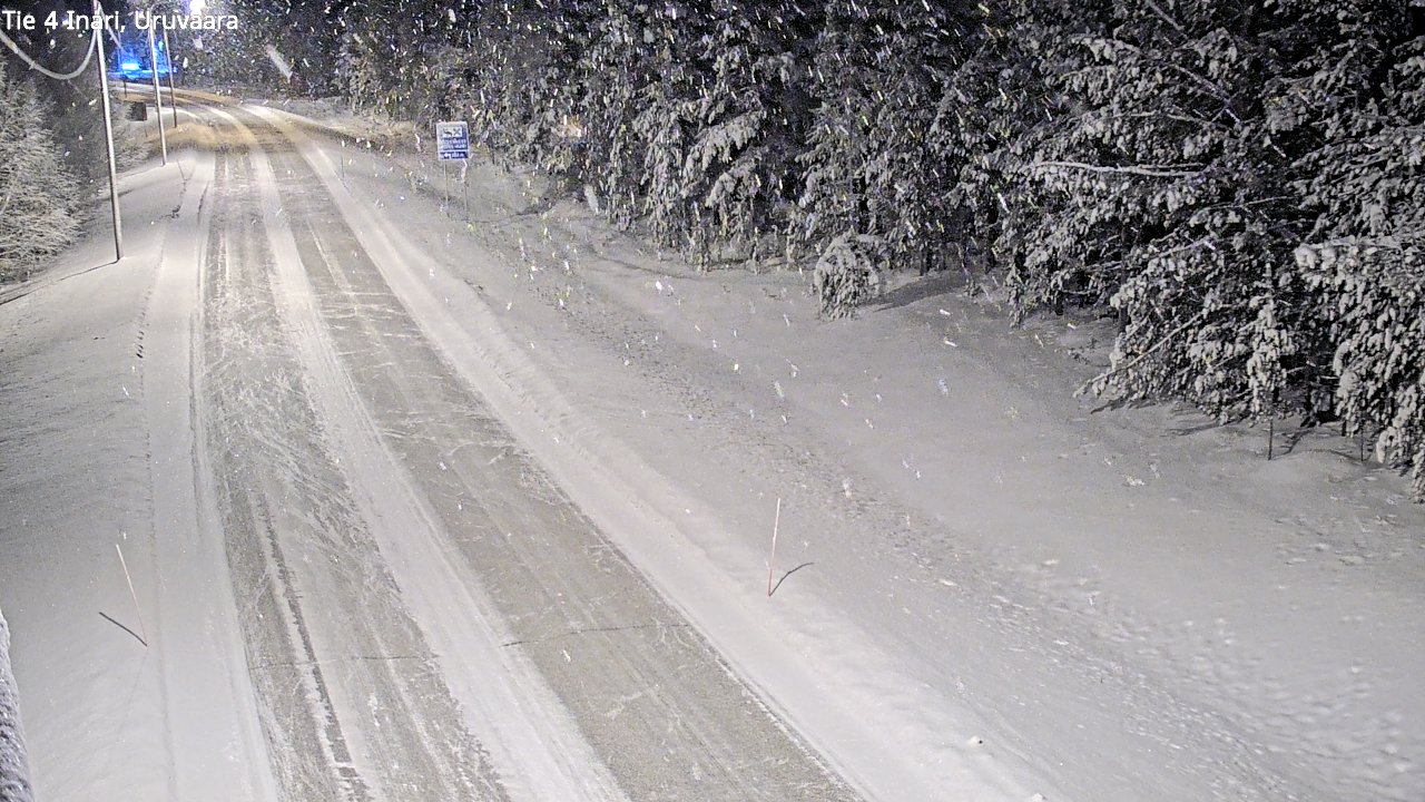 Kelikamerat Kuva Tie 4 Inari, Uruvaara, Inari, Lappi
