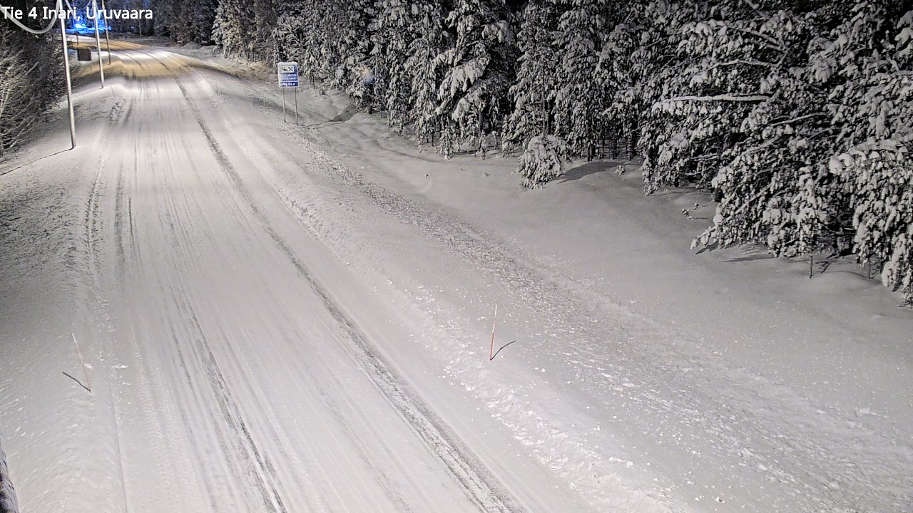 Weather Camera Image Road 4 Inari, Uruvaara, Inari, Lappi