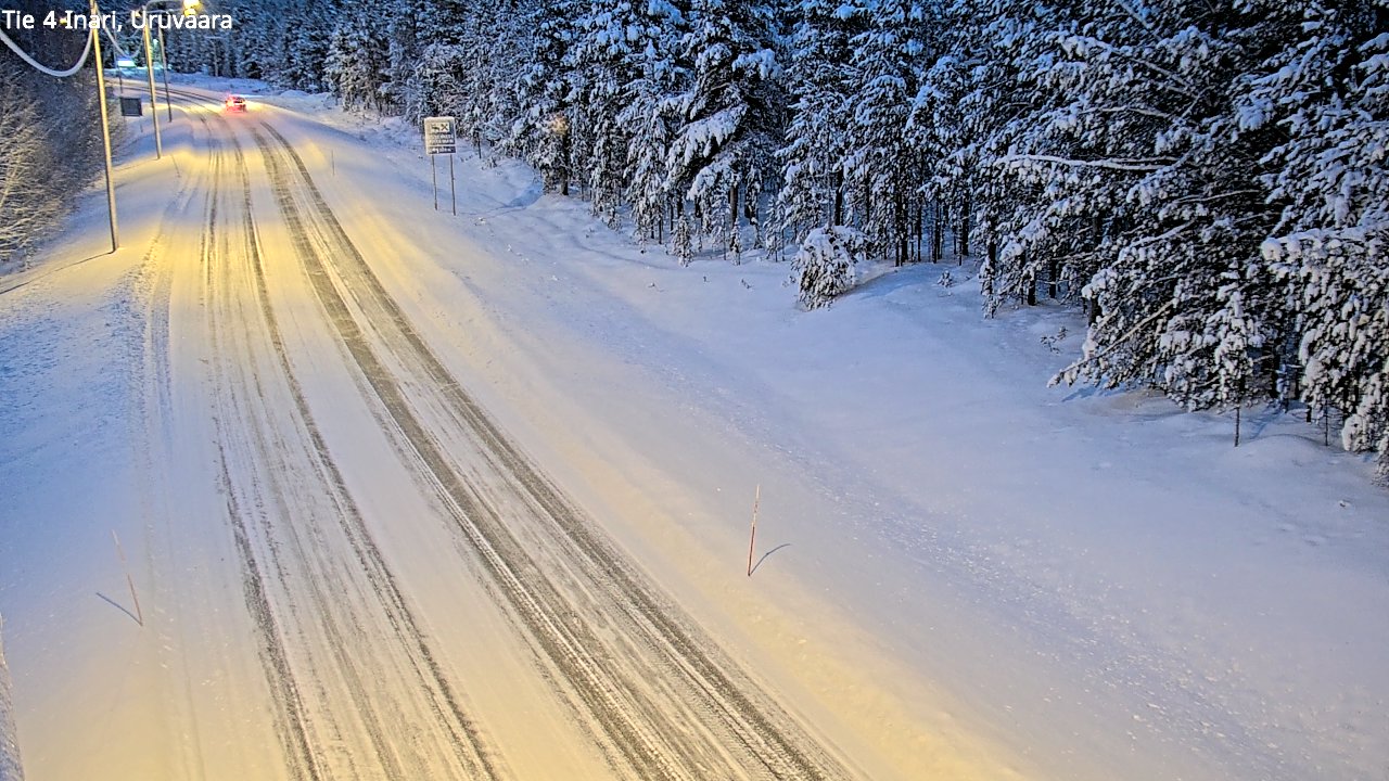 Kelikamerat Kuva Tie 4 Inari, Uruvaara, Inari, Lappi