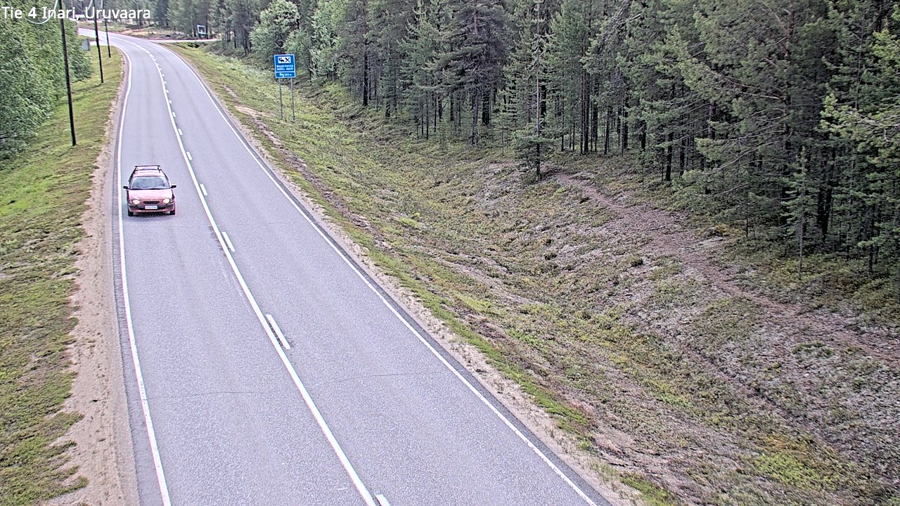 Kelikamerat Kuva Tie 4 Inari, Uruvaara, Inari, Lappi