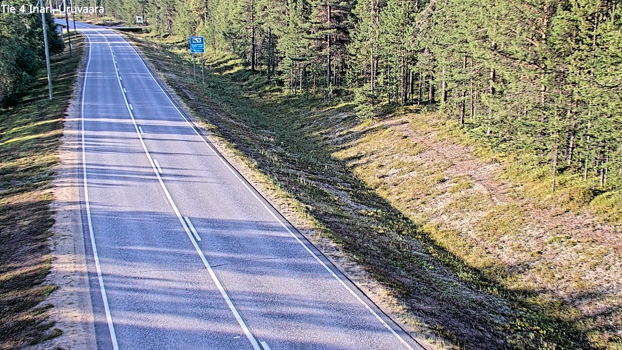 Weather Camera Image Road 4 Inari, Uruvaara, Inari, Lappi