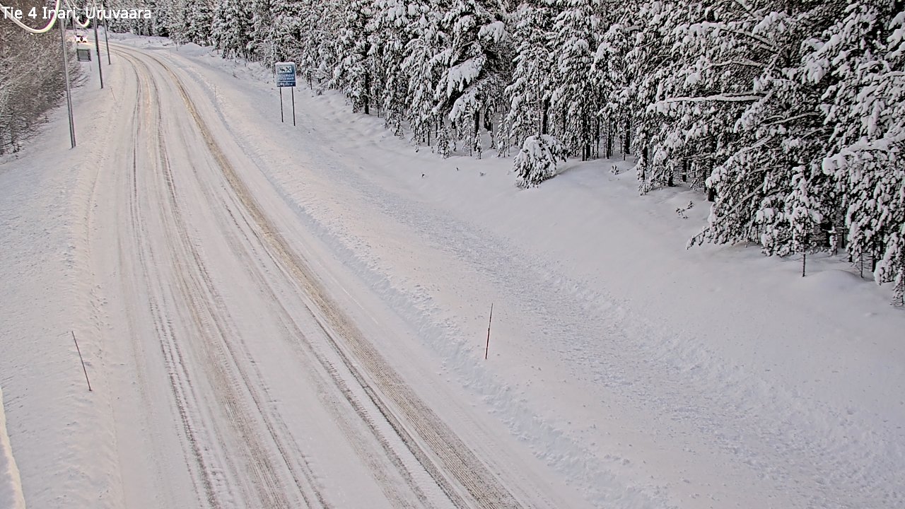 Weather Camera Image Road 4 Inari, Uruvaara, Inari, Lappi