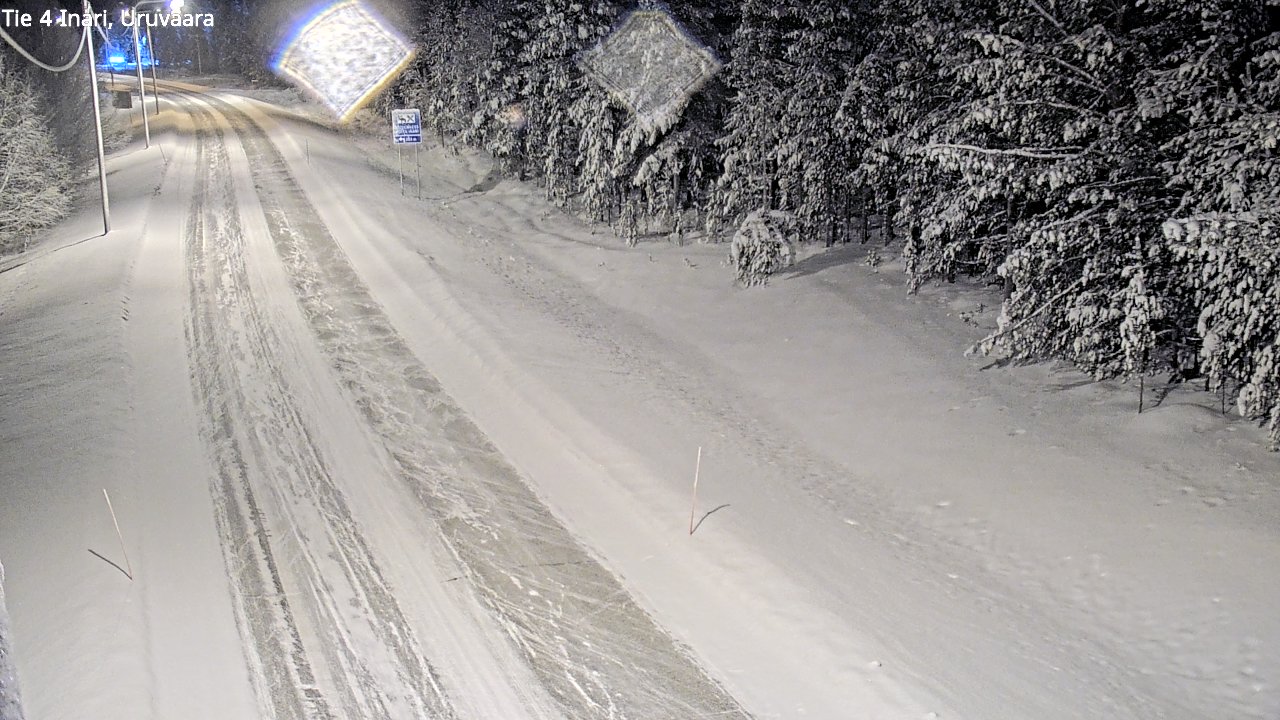 Kelikamerat Kuva Tie 4 Inari, Uruvaara, Inari, Lappi