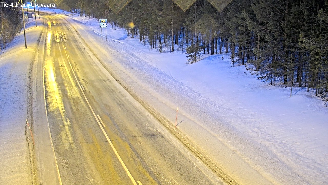 Kelikamerat Kuva Tie 4 Inari, Uruvaara, Inari, Lappi