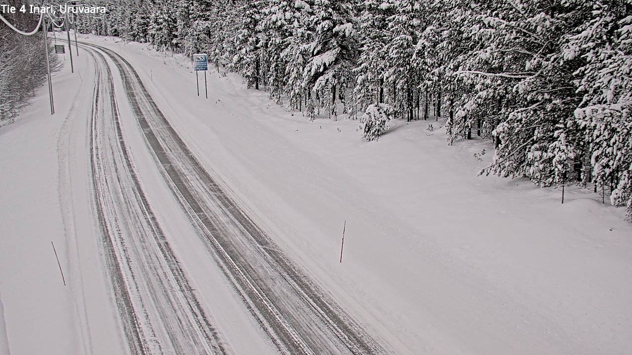 Kelikamerat Kuva Tie 4 Inari, Uruvaara, Inari, Lappi