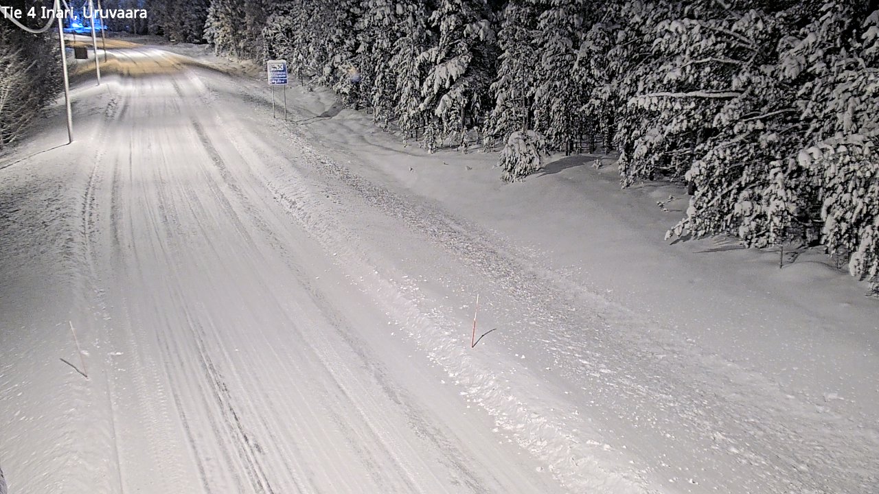 Weather Camera Image Road 4 Inari, Uruvaara, Inari, Lappi