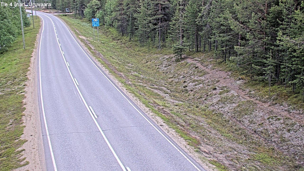 Kelikamerat Kuva Tie 4 Inari, Uruvaara, Inari, Lappi