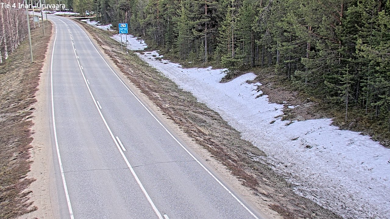 Weather Camera Image Road 4 Inari, Uruvaara, Inari, Lappi
