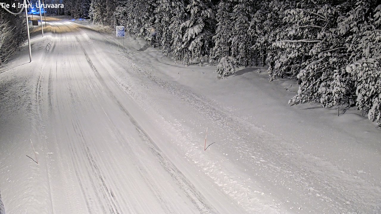 Weather Camera Image Road 4 Inari, Uruvaara, Inari, Lappi
