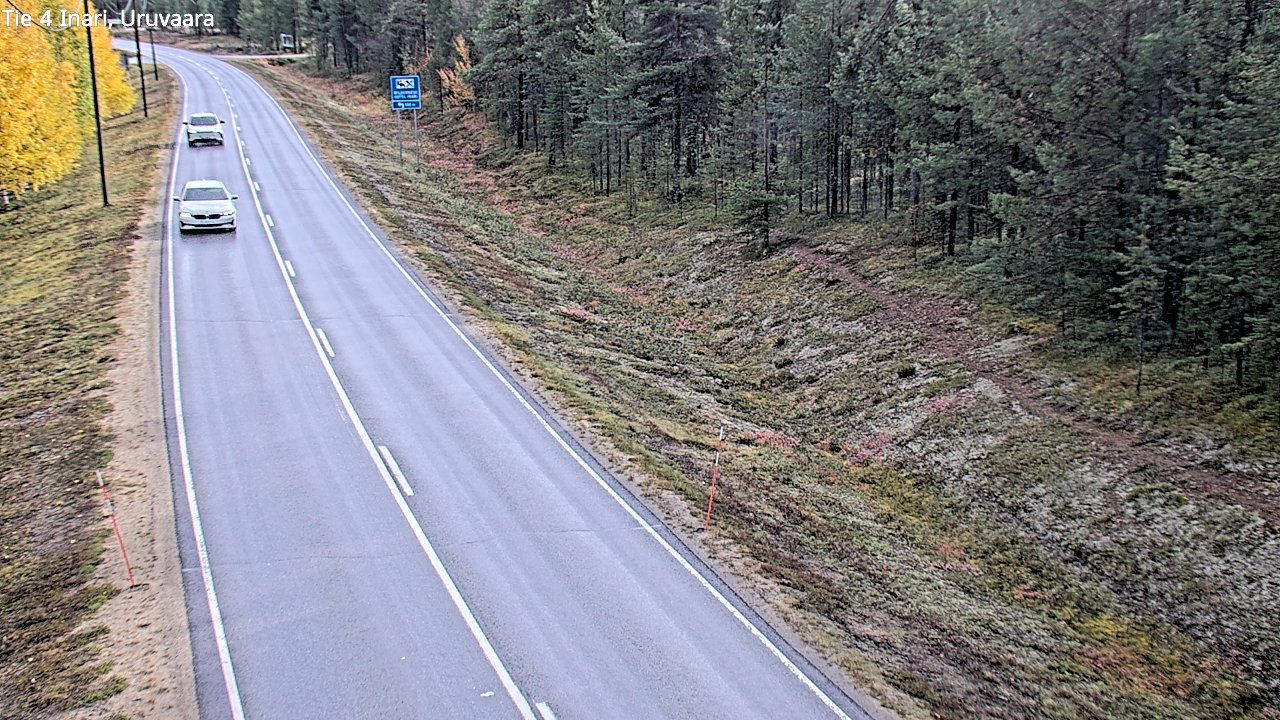 Weather Camera Image Road 4 Inari, Uruvaara, Inari, Lappi