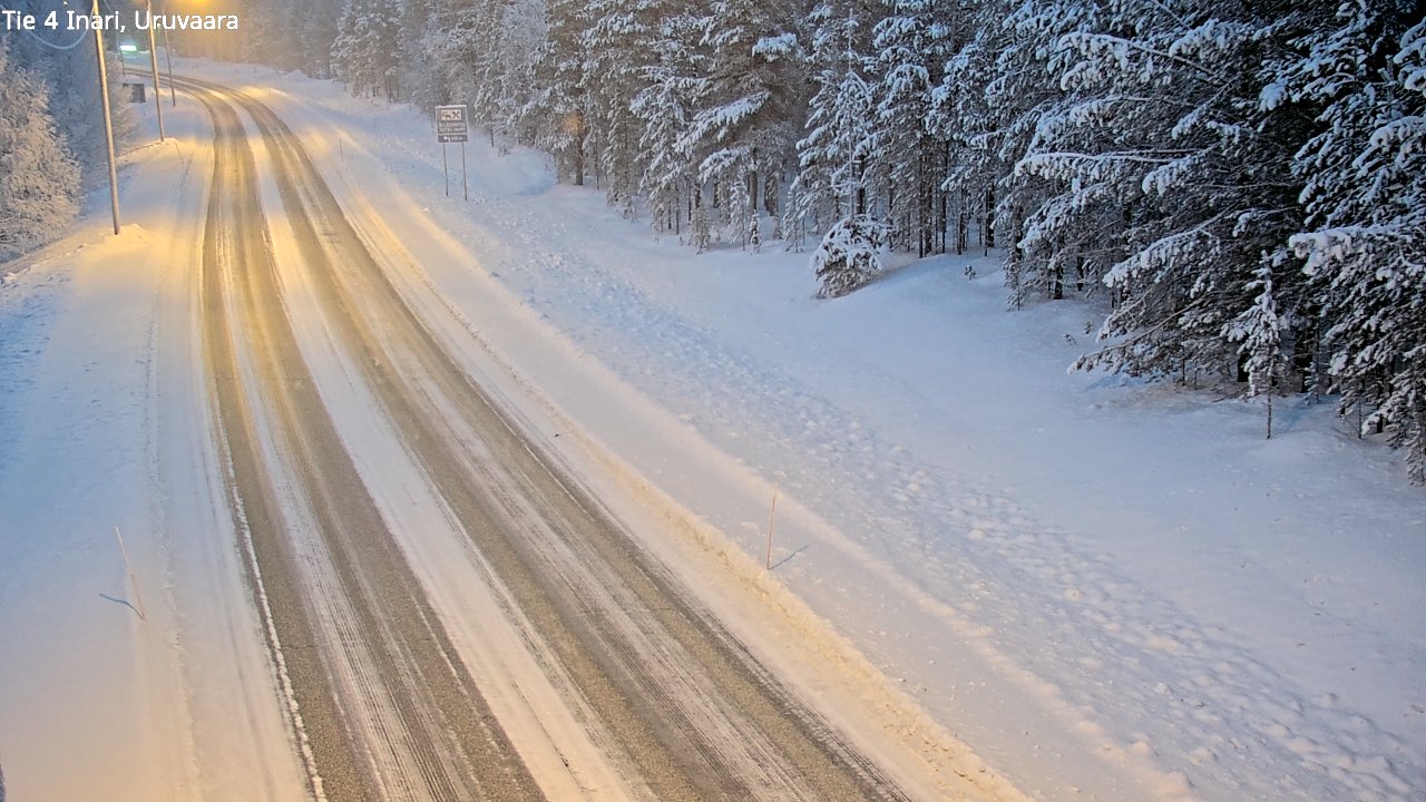 Kelikamerat Kuva Tie 4 Inari, Uruvaara, Inari, Lappi
