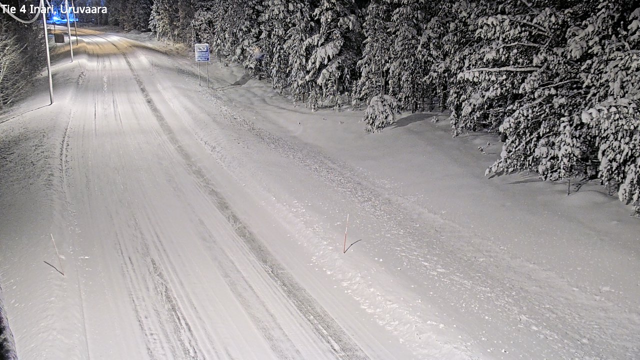 Weather Camera Image Road 4 Inari, Uruvaara, Inari, Lappi