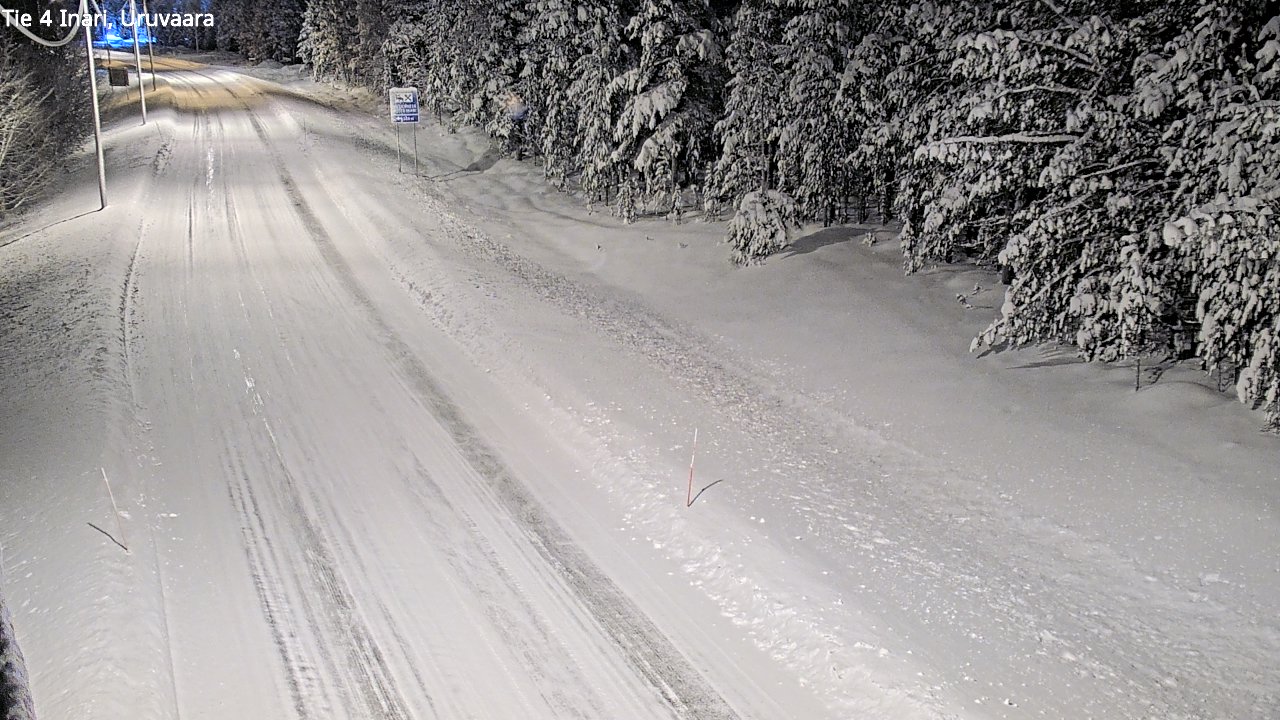 Weather Camera Image Road 4 Inari, Uruvaara, Inari, Lappi