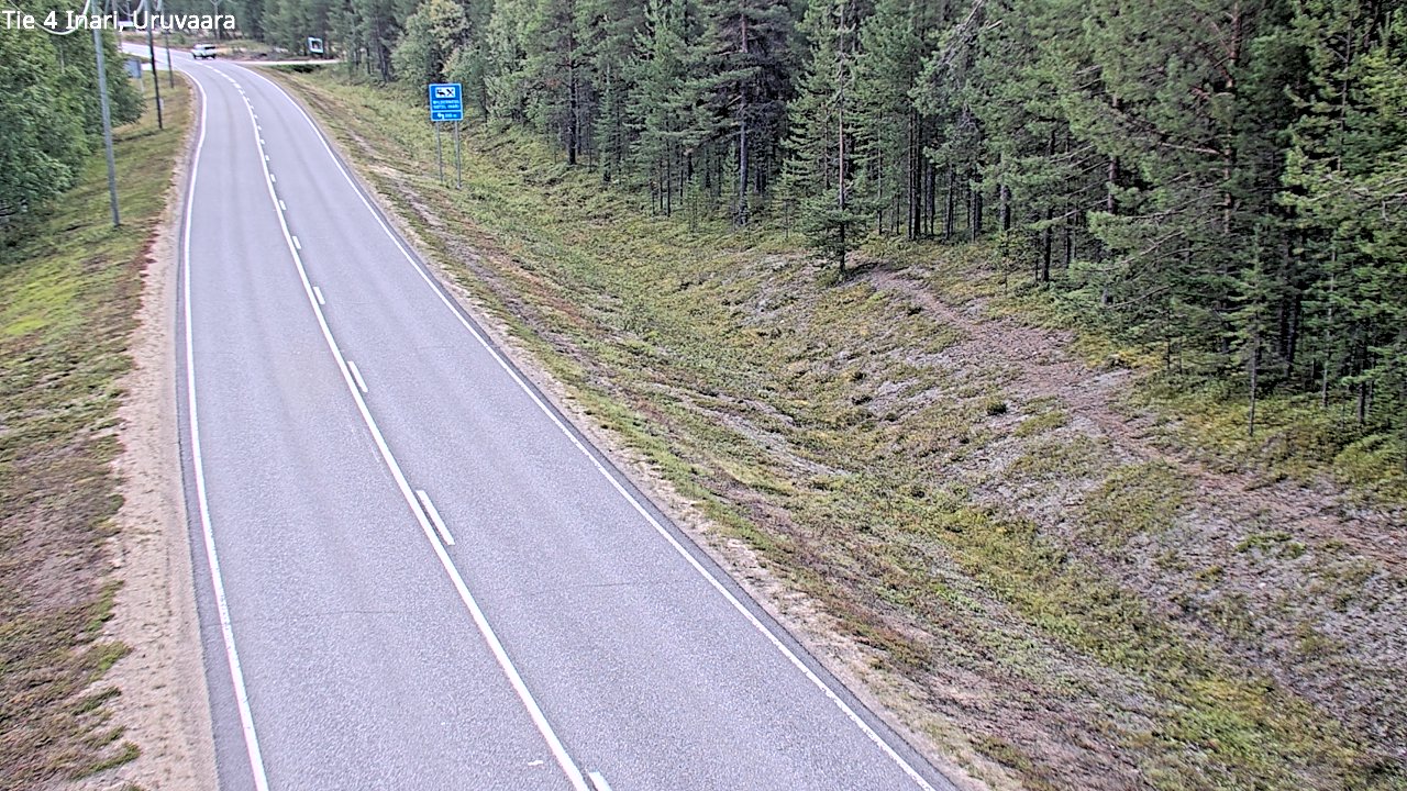Weather Camera Image Road 4 Inari, Uruvaara, Inari, Lappi