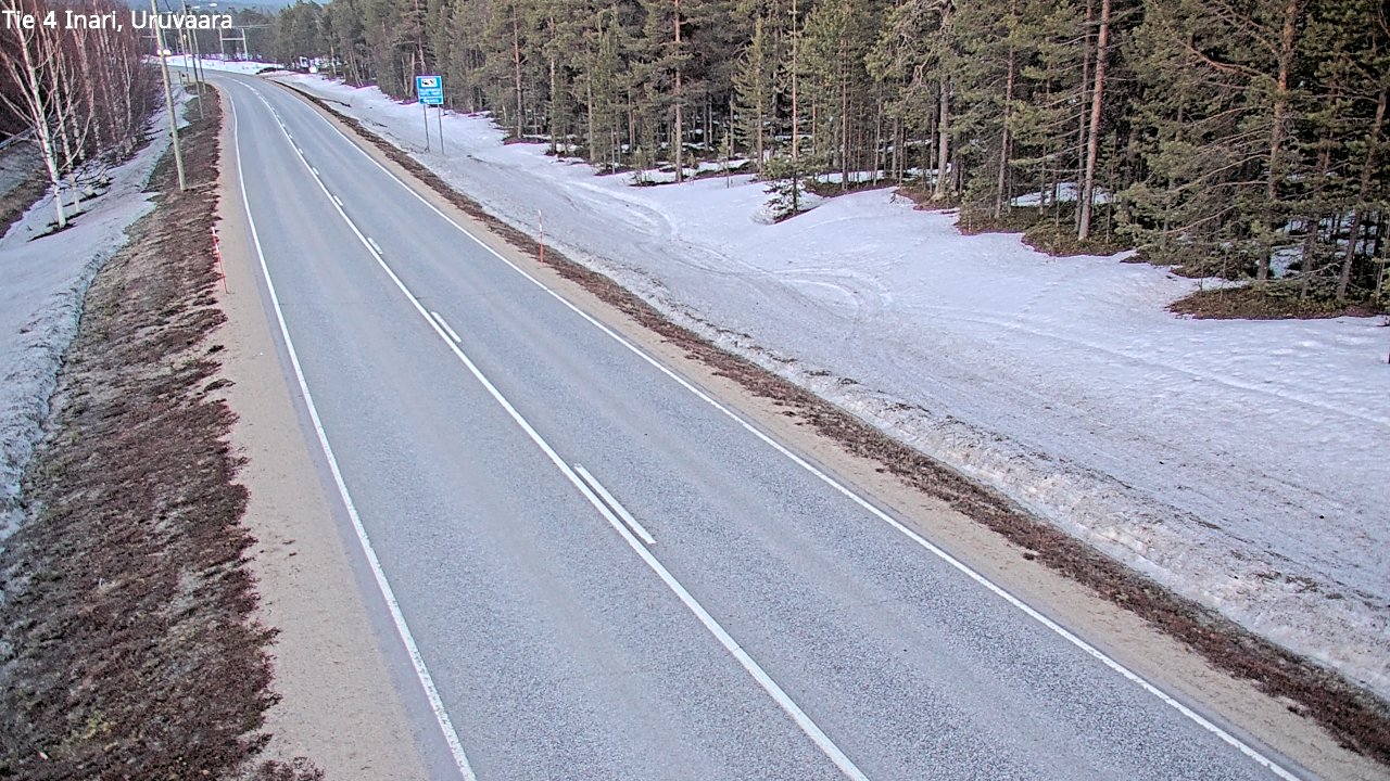 Kelikamerat Kuva Tie 4 Inari, Uruvaara, Inari, Lappi