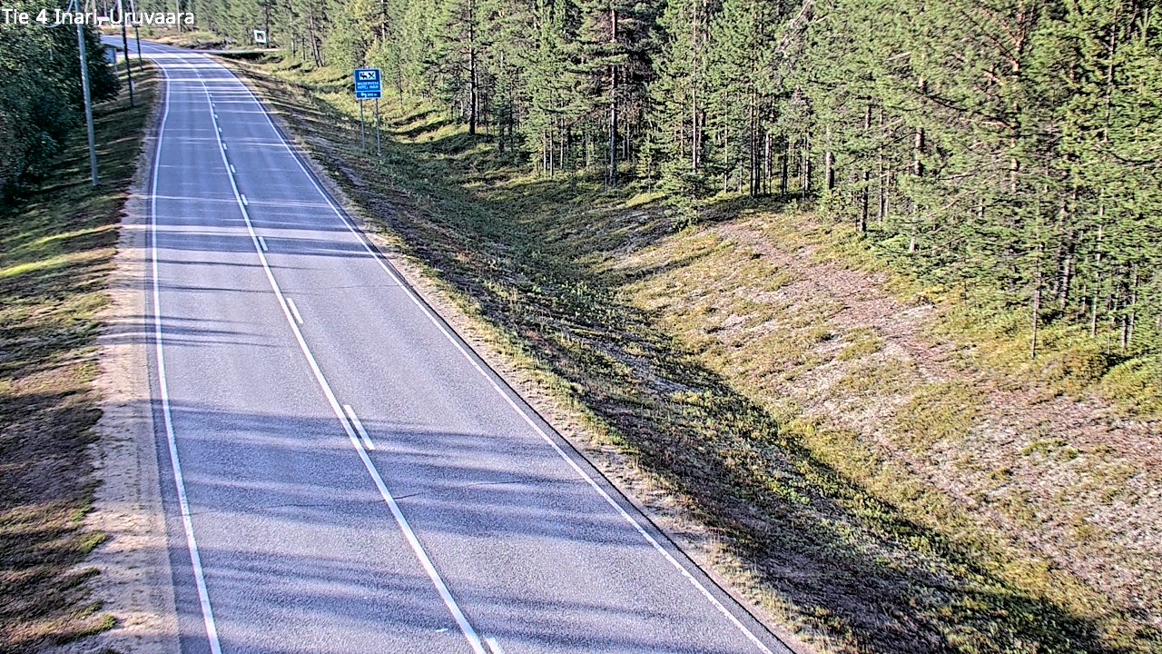 Weather Camera Image Road 4 Inari, Uruvaara, Inari, Lappi