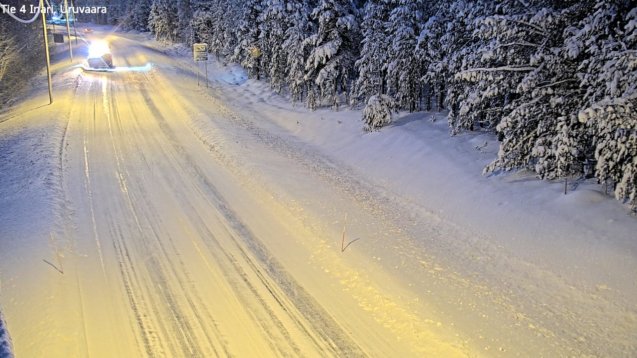 Weather Camera Image Road 4 Inari, Uruvaara, Inari, Lappi