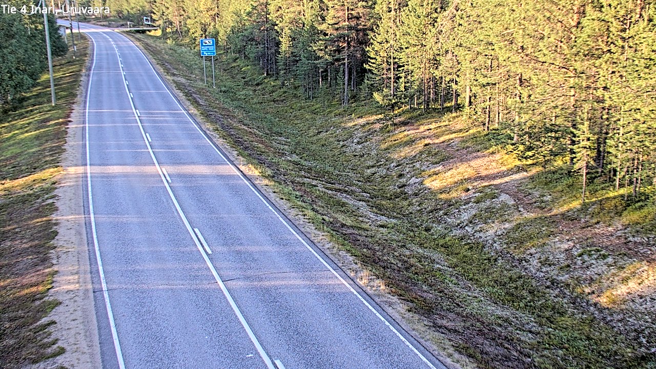Weather Camera Image Road 4 Inari, Uruvaara, Inari, Lappi